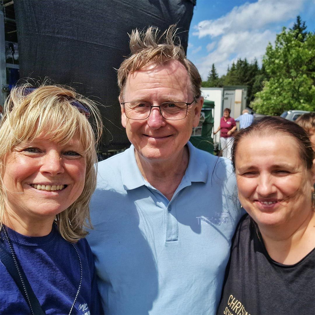 Gipfeltreffen auf dem Thüringer Schneekopf